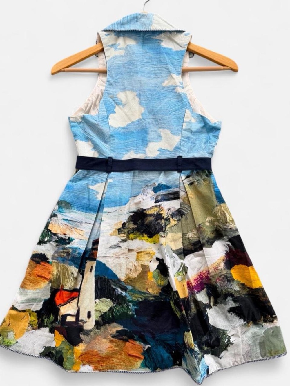 NWT ANTHROPOLOGIE Maeve Collared Fit & Flare Mini Dress - Picture 4 of 9